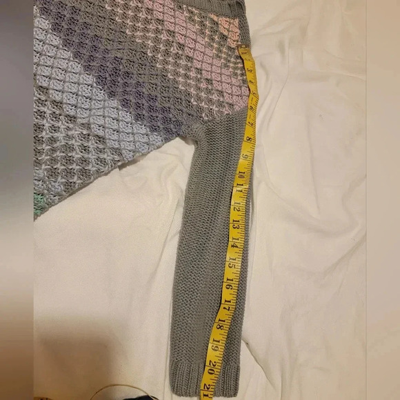 American Eagle Outfitters Womens Medium Sweater Multicolor Colorful Stripes - Picture 5 of 6